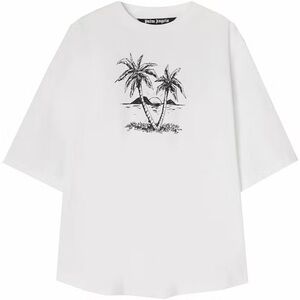 Palm Angels Sunset Palms Over T-shirt white M